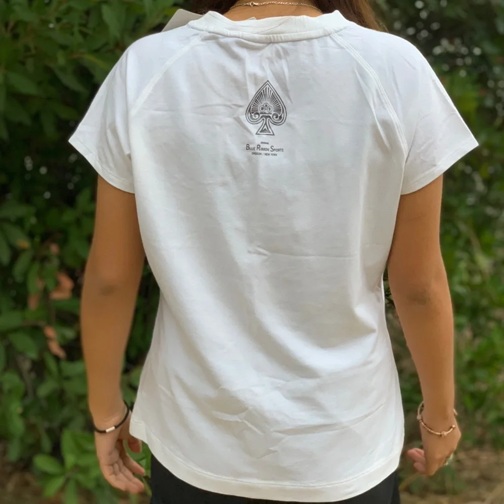 Nike brs white tennis and card shirt